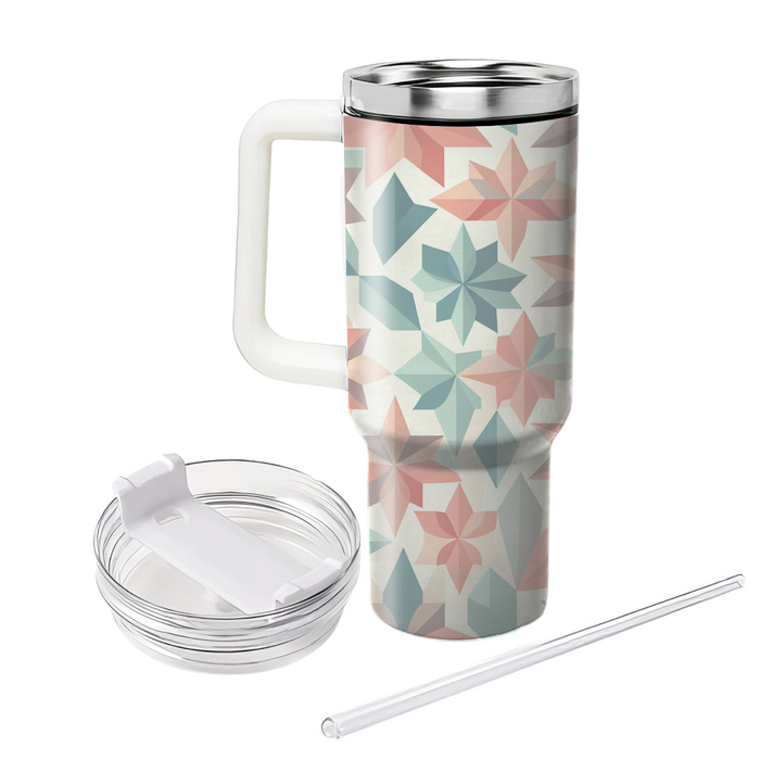 Geometric Petal Array Custom Tumblers