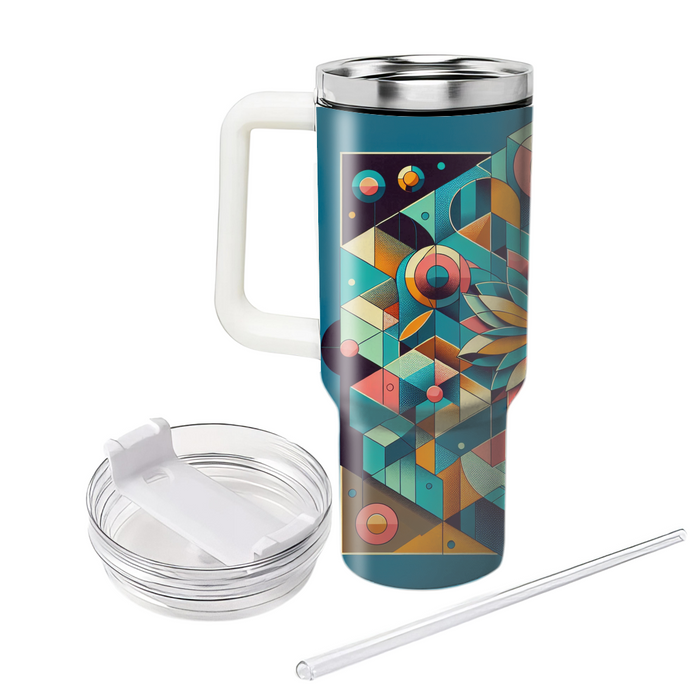 Geometric Bloom  Custom Tumblers