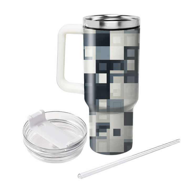 Urban Grid Mosaic  Custom Tumblers