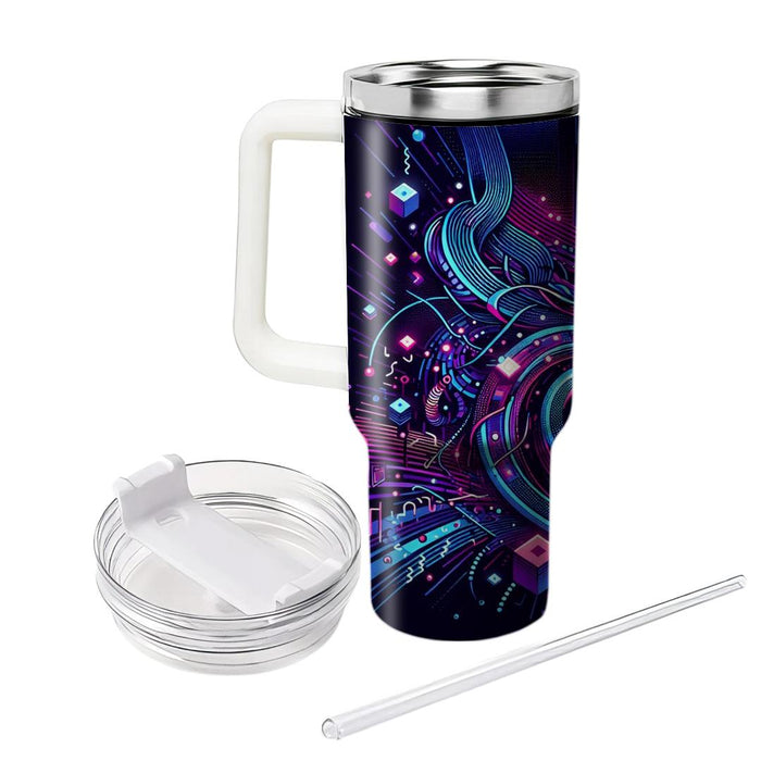 Techno Nightfall  Tumblers For Gifts