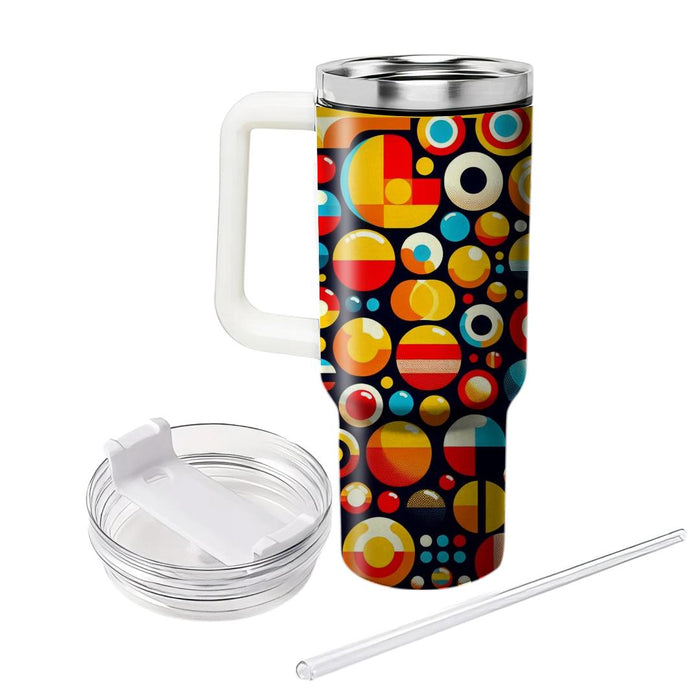 70s Groove Dots  Decorative Tumblers