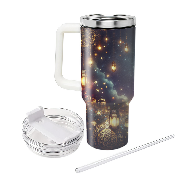 Starlit Eid Celebration Tumblers With Lids