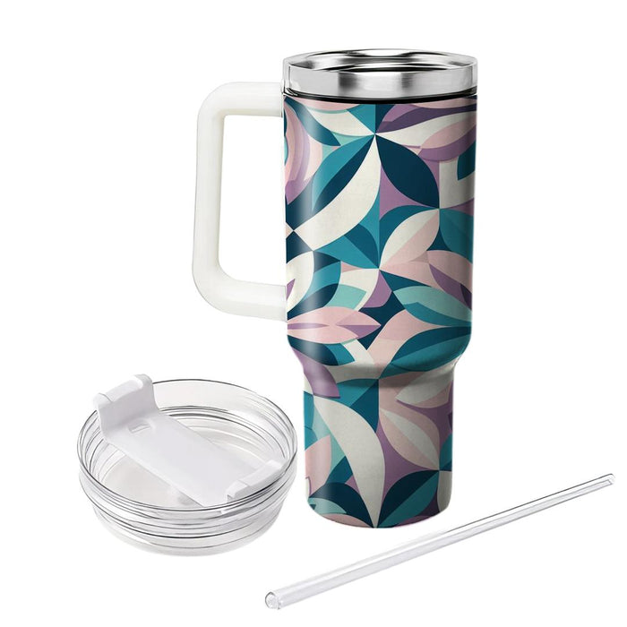 Abstract Geometric Flower Petal  Decorative Tumblers