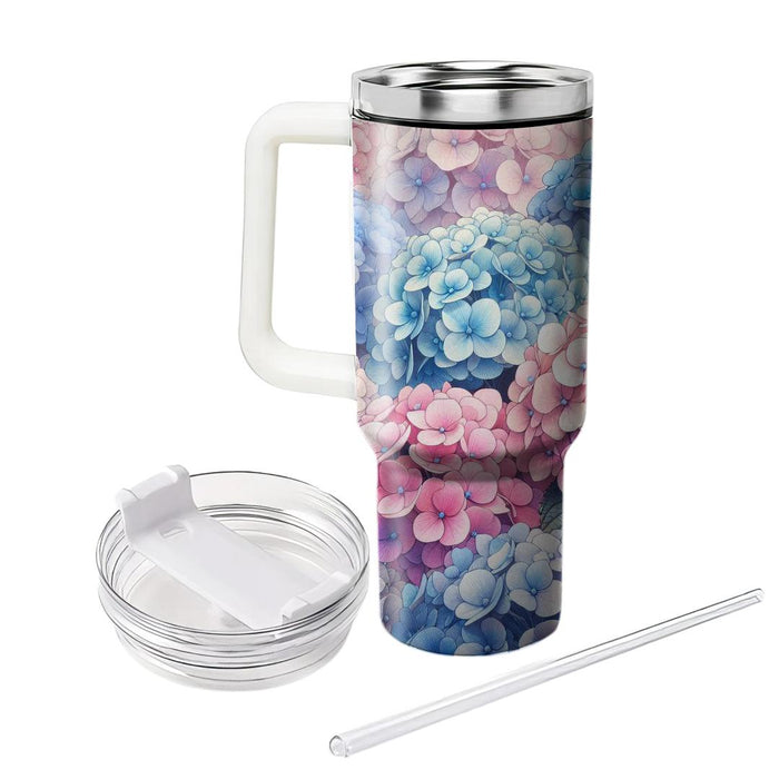 Blush Hydrangea Harmony  Tumbler Cups