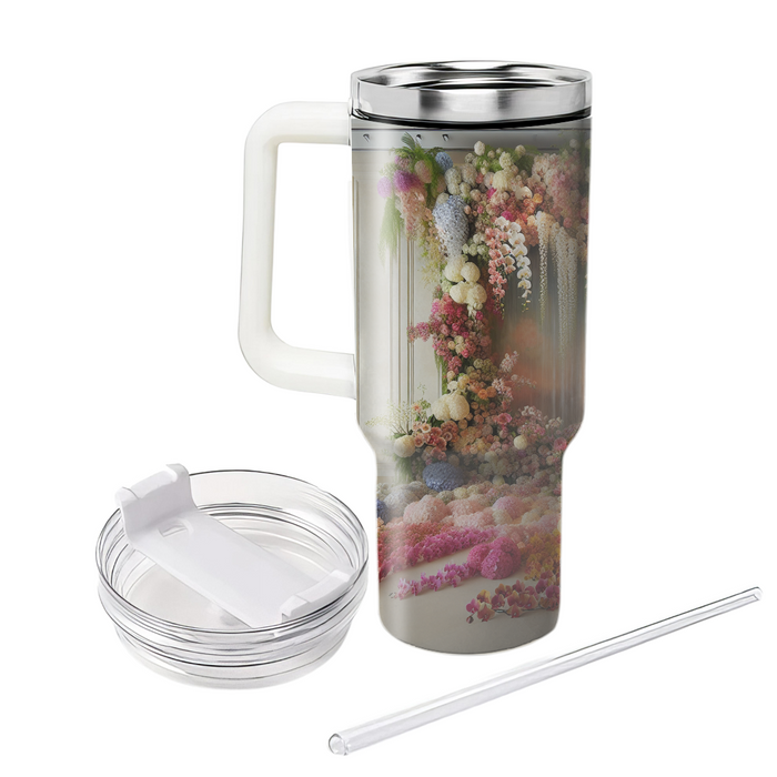 Floral Cascade  Insulated Tumblers