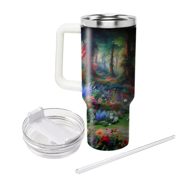 Whimsical Fox In Forest  Decorative Tumblers