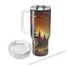 Autumn Campfire Nights  Travel Tumblers