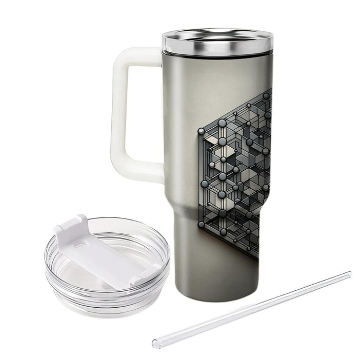 Sleek Polygon Illusion  Insulated Tumblers