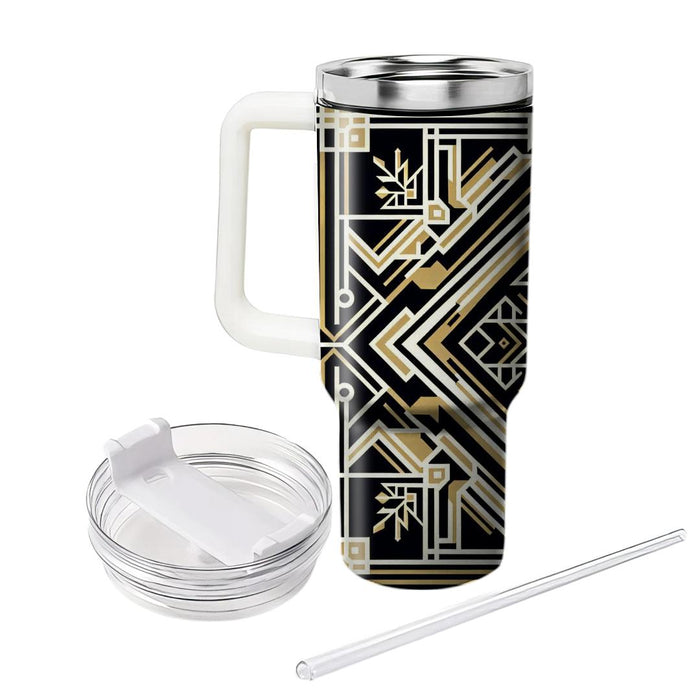 Geometric Art Deco Pattern  Travel Tumblers