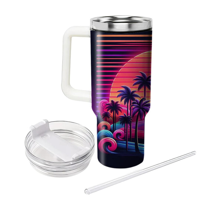 Retro Neon Palms  Tumblers For Gifts