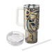 Art Deco Elephant Elegance  Personalized Tumblers