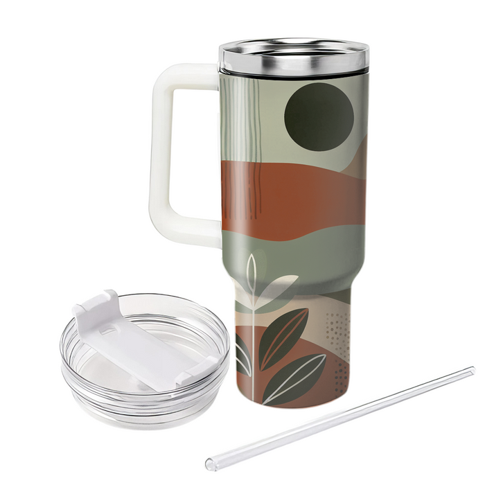 Chic Earth Tones Travel Tumblers