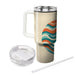 Zigzag Wave Rhythm  Insulated Tumblers