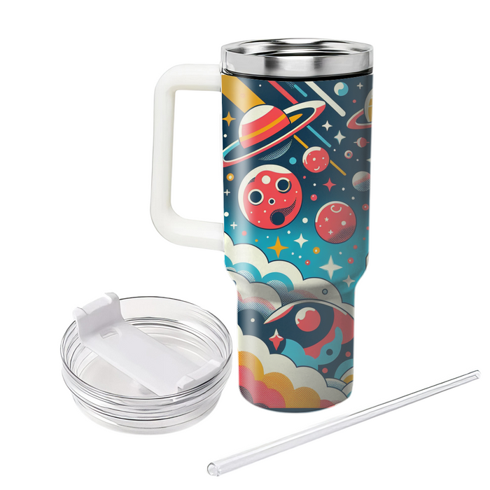 Retro Space Odyssey  Custom Tumblers