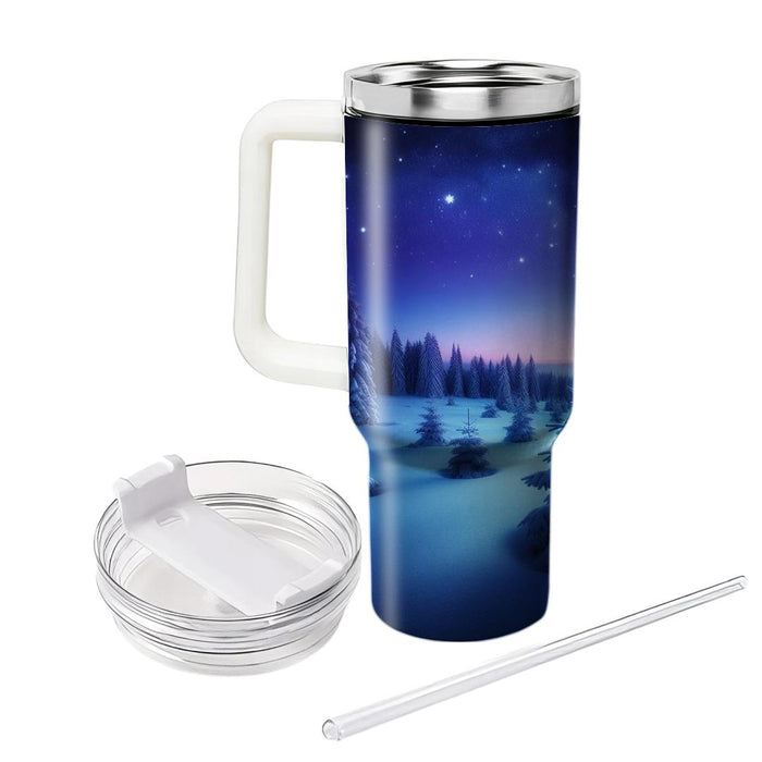 Winter Twilight Whisper  Tumbler Cups