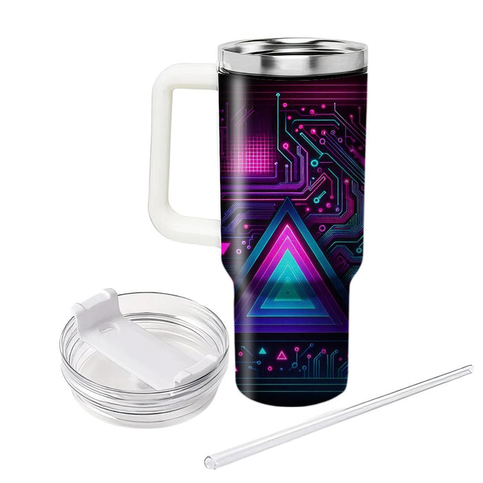 Synthwave Circuit  Unique Tumblers