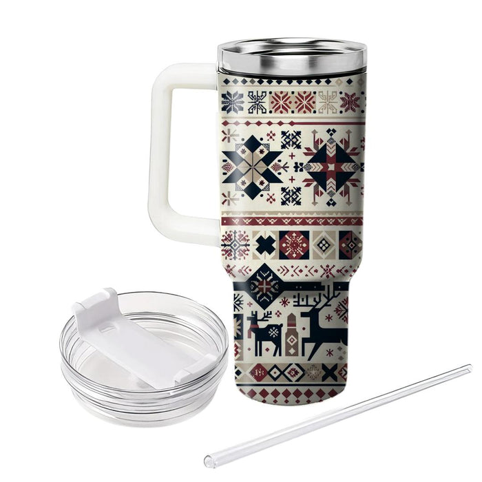 Winter Nordic Charm  Decorative Tumblers