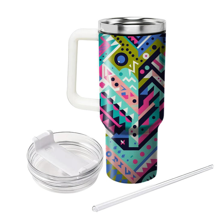 70s Funky Patterns  Travel Tumblers