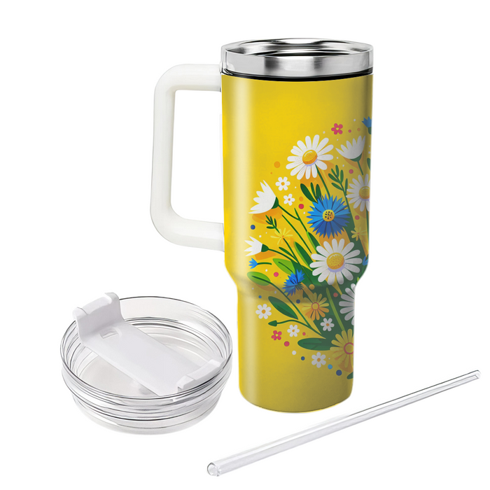 Whimsical Wildflower Bliss  Custom Tumblers