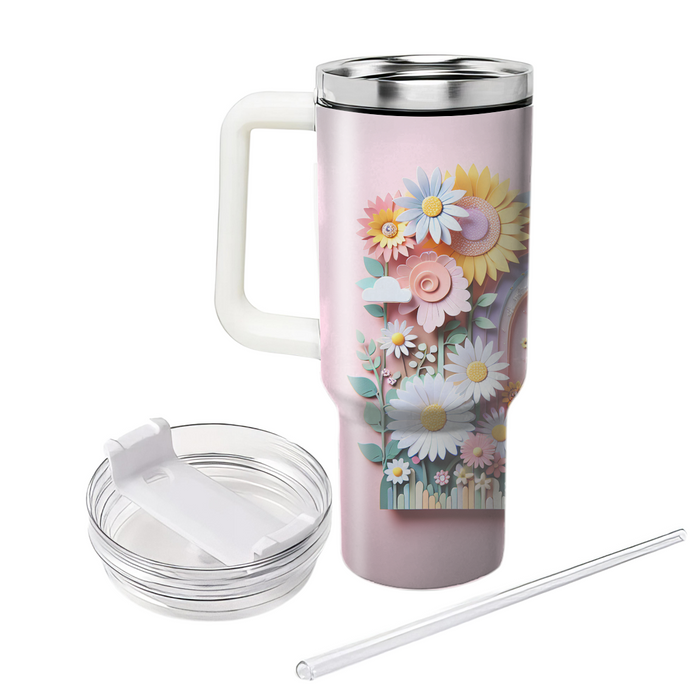 Whimsical Flower Fairy  Custom Tumblers