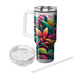 Bright Tropical Oasis  Tumblers With Lids