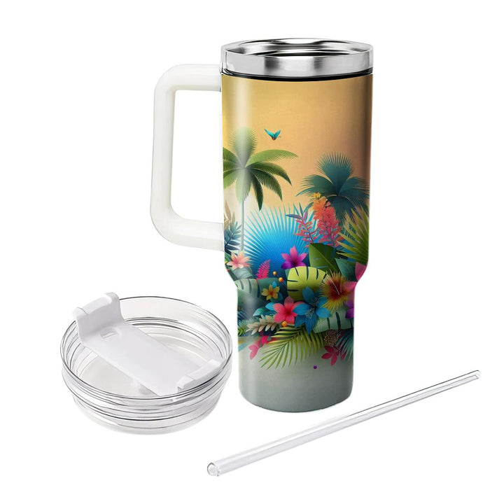 Sunkissed Tropics  Unique Tumblers