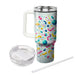 Whimsical Confetti  Tumblers With Lids