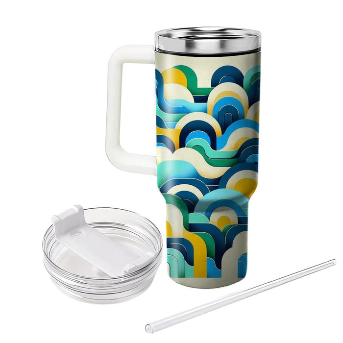 Bold Wave Patterns  Insulated Tumblers