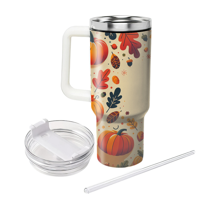 Autumn Harvest Fiesta Custom Tumblers