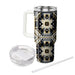 Art Deco Geometric Elegance  Insulated Tumblers