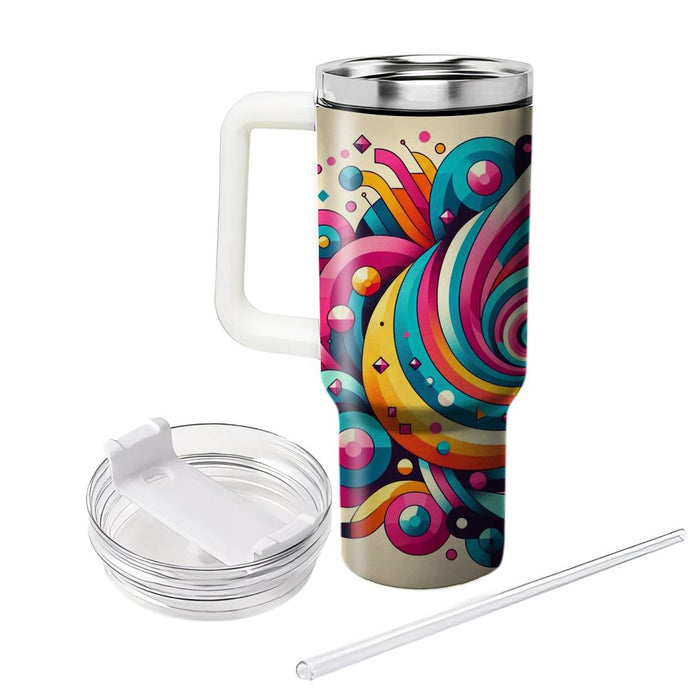 Retro Kaleidoscope  Custom Tumblers