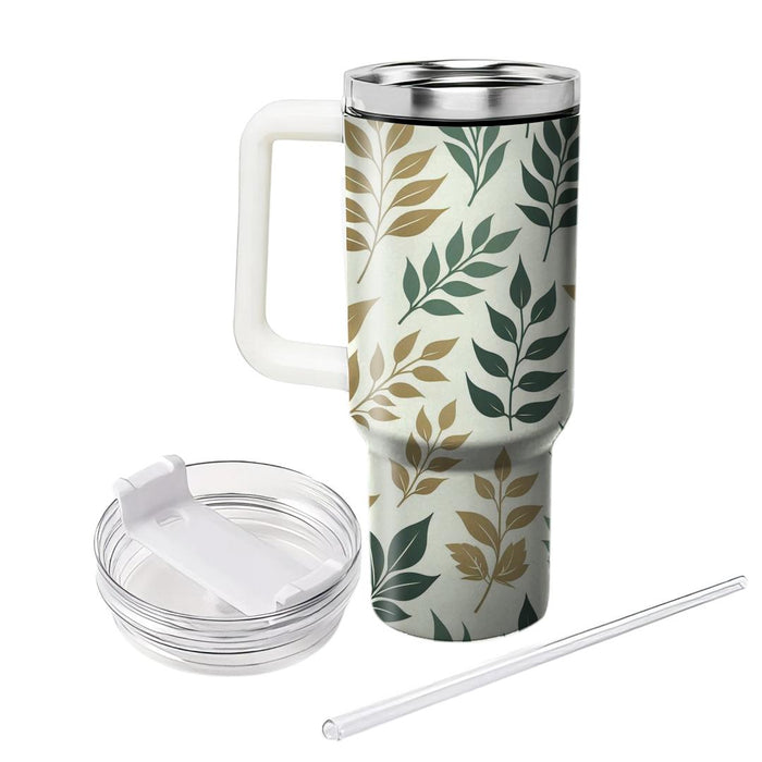 Simple Leaf Silhouette  Tumblers For Gifts