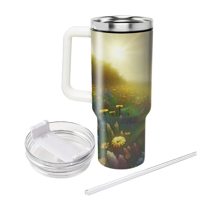 Sunlit Meadow  Travel Tumblers