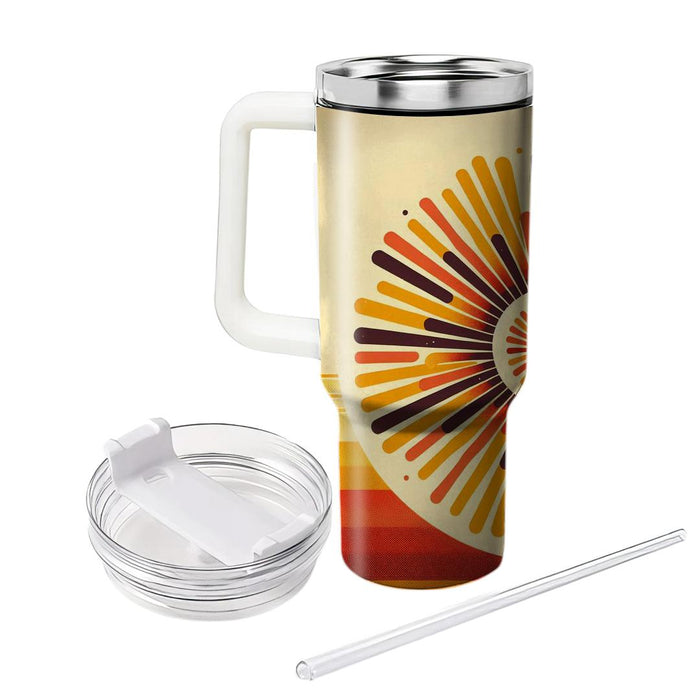 Vintage Sunburst  Custom Tumblers