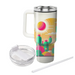 Cactus Garden Delight Tumblers With Lids