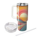 Bright Sunrise Waves  Tumbler Cups