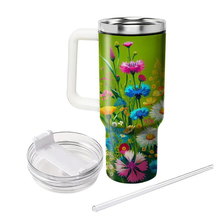 Wildflower Whimsy  Tumbler Cups