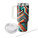 Vibrant Zigzag Colors  Custom Tumblers