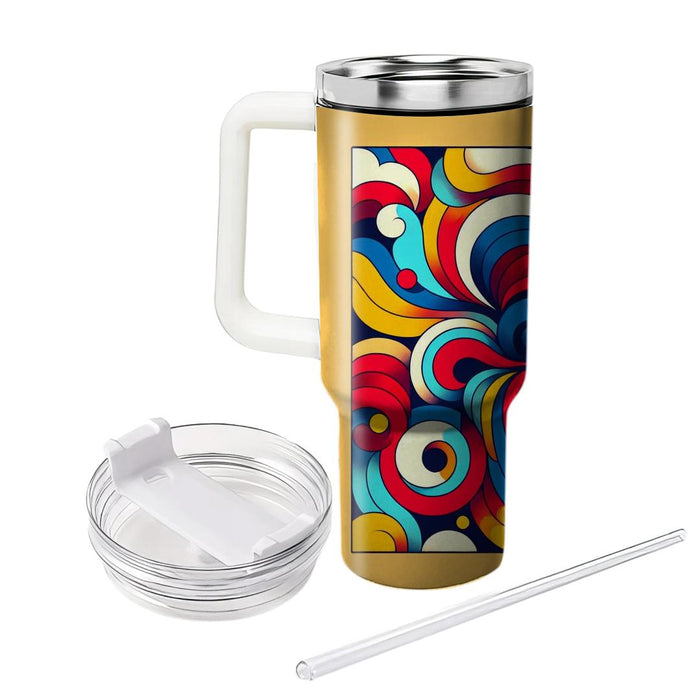 Abstract Art Fusion  Decorative Tumblers