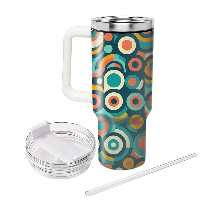 Abstract Circle Mosaic Custom Tumblers