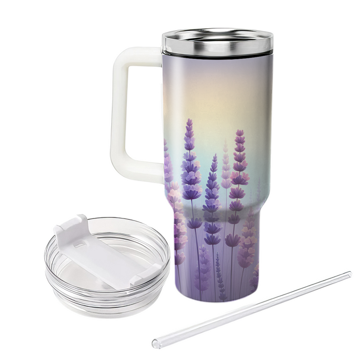 Sunkissed Lavender Fields  Tumblers With Lids