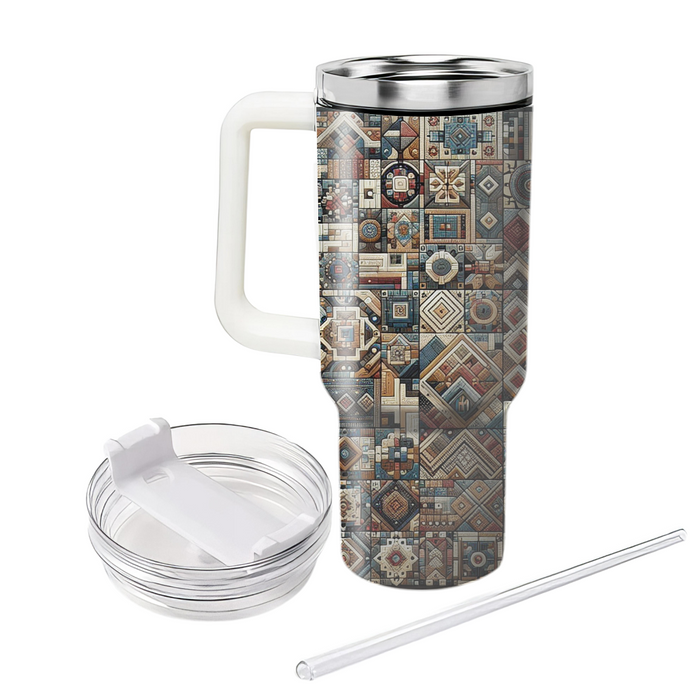 Retro Mosaic Patterns  Custom Tumblers