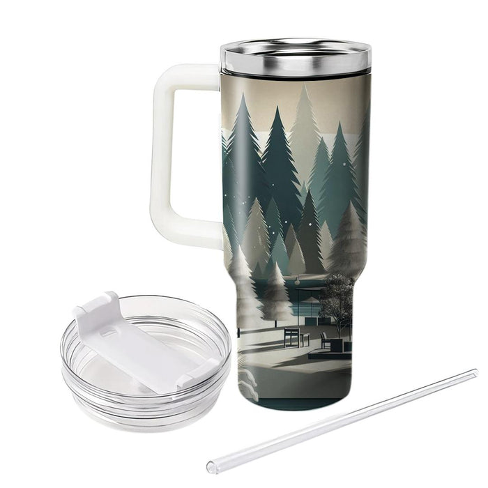 Winter Forest Retreat  Tumblers For Gifts