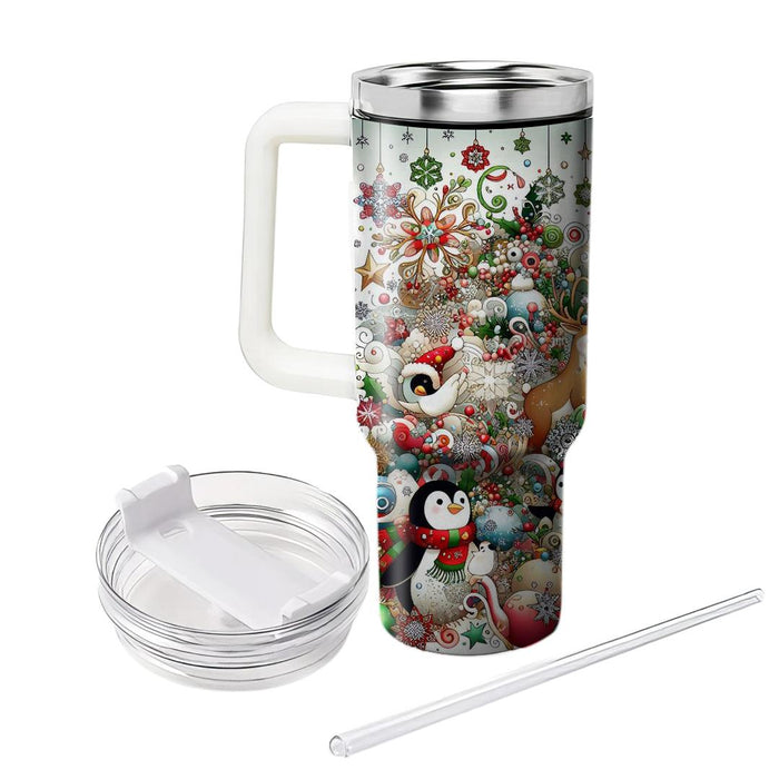 Winter Festive Wonders  Custom Tumblers