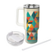 Artistic Triangular Pattern  Decorative Tumblers