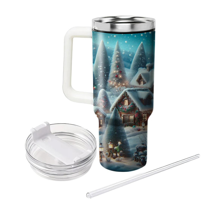 Winter Cozy Holiday Cheer  Tumbler Cups