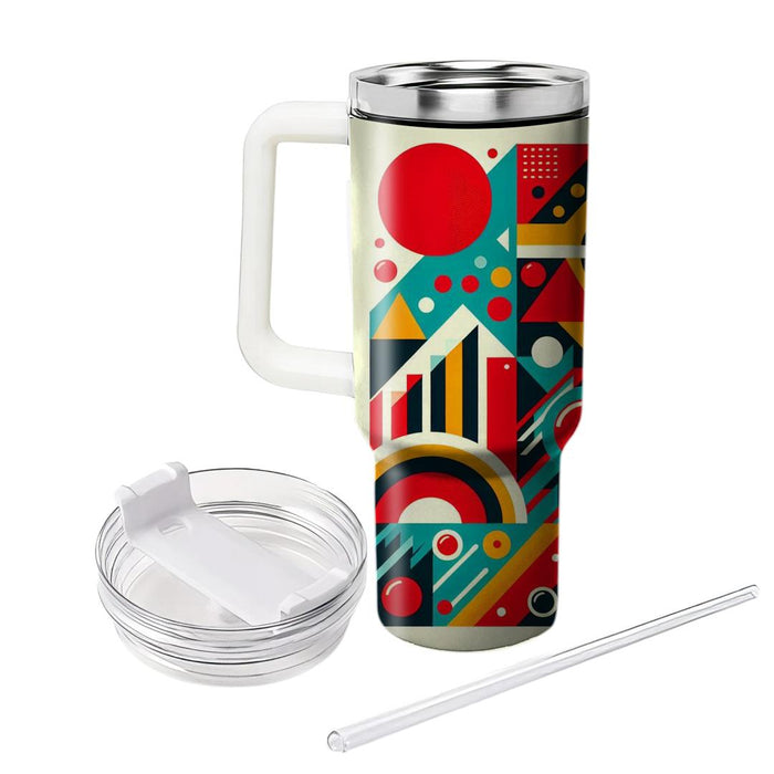 Bold Geometric  Tumblers With Lids