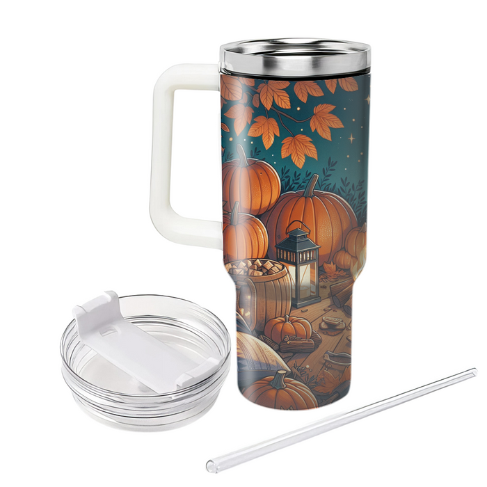 Autumn Evening Gathering  Personalized Tumblers