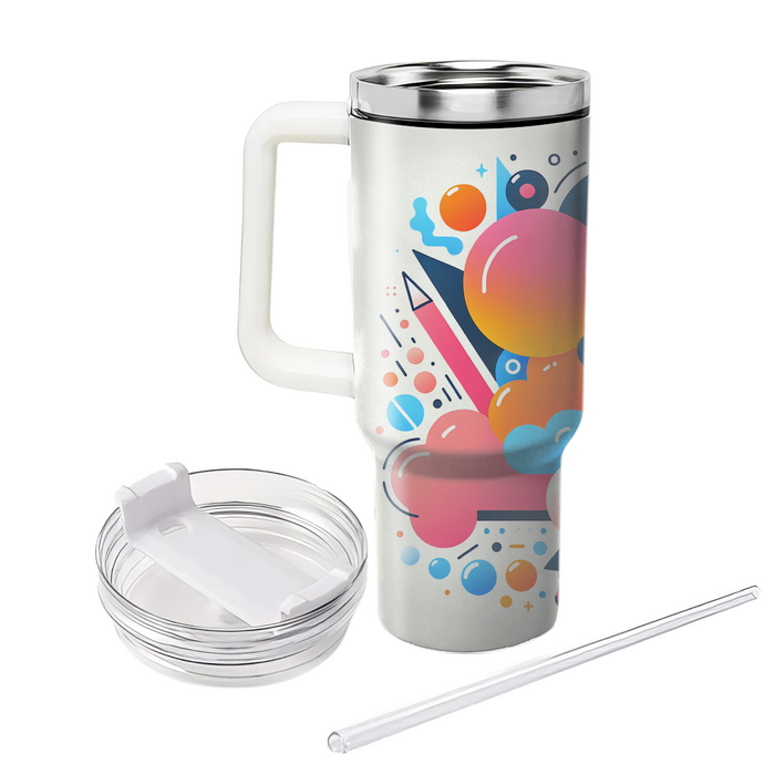 Funky Doodle  Tumblers With Lids