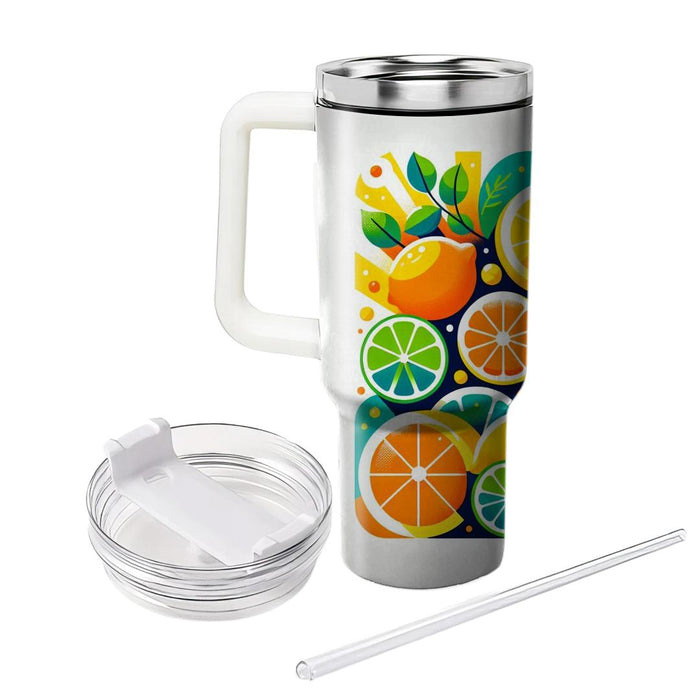 Sunny Citrus Grove  Tumblers With Lids